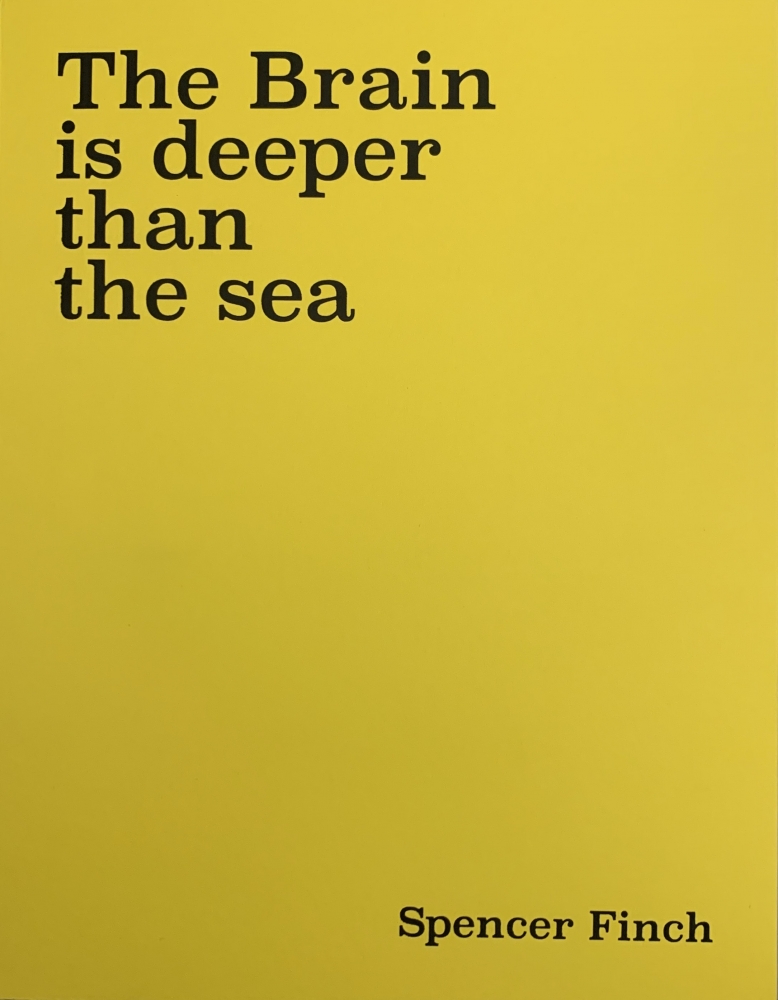 Spencer Finch: The Brain is deeper than the sea
