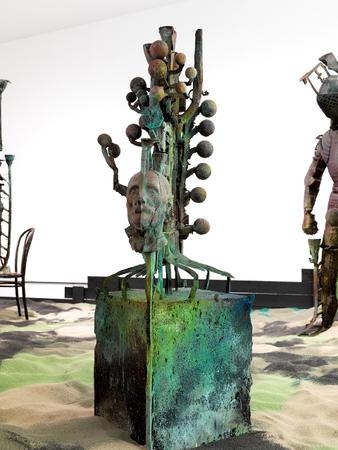 
	FOLKERT DE JONG&nbsp;Spiritual Generator,&nbsp;2014 Patinated bronze&nbsp;70 13/16 x 33 7/16 x 27 1/2 in. (180 x 85 x 70 cm)
