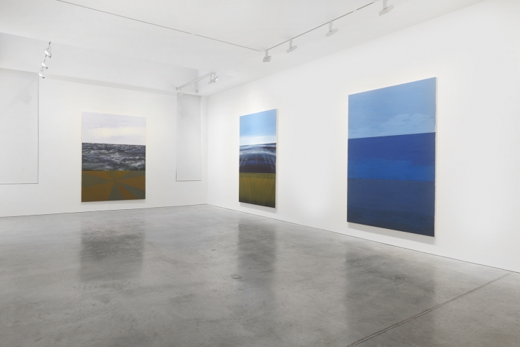 Installation view, Byron Kim, Drawn to Water, James Cohan, 48 Walker Street, January 7 - February 19, 2022.